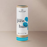 Paw balm in closed brown paper tube with white and blue label